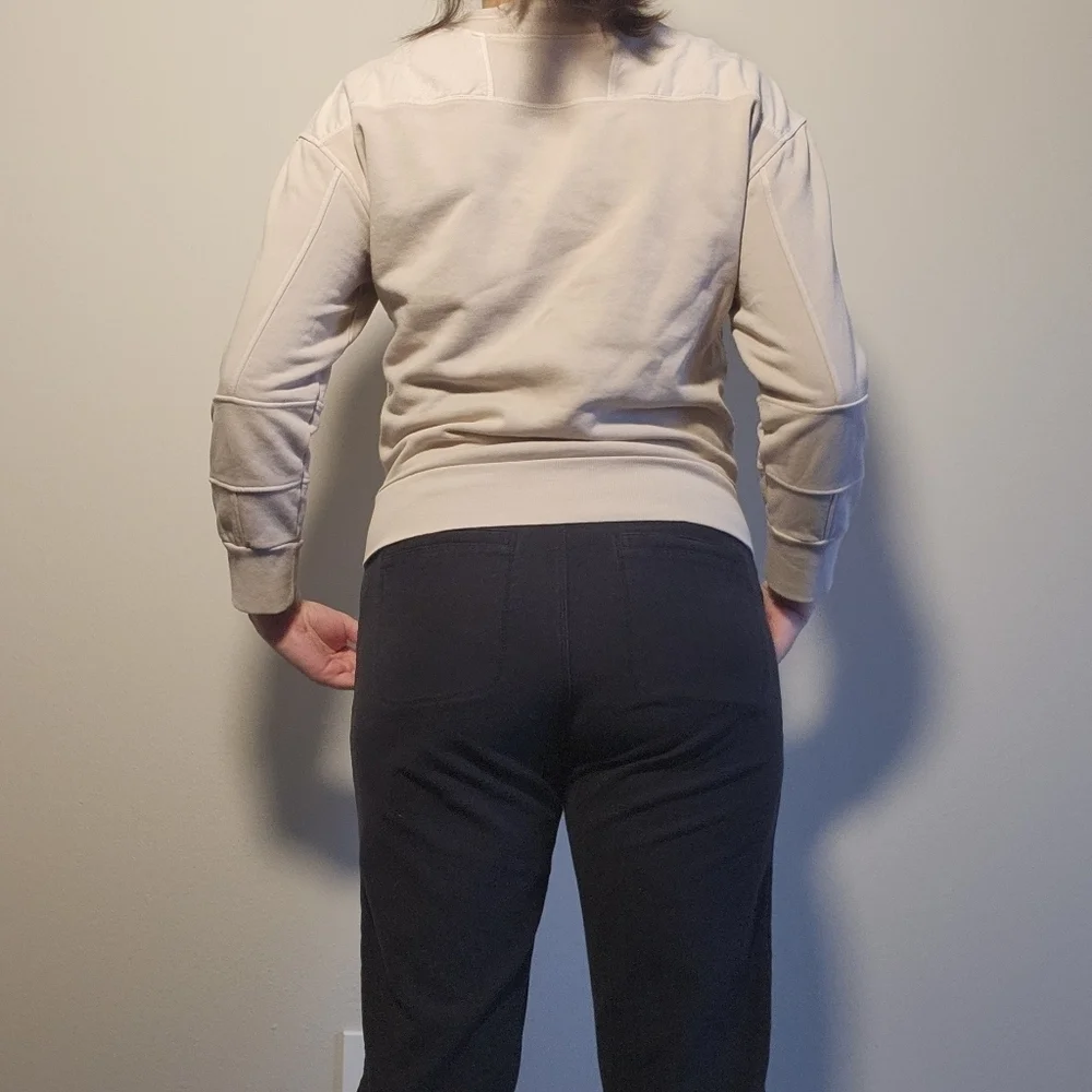 Reiss Anais Off White Thick High Quality Cotton Crewneck Sweatshirt M - Picture 8 of 11